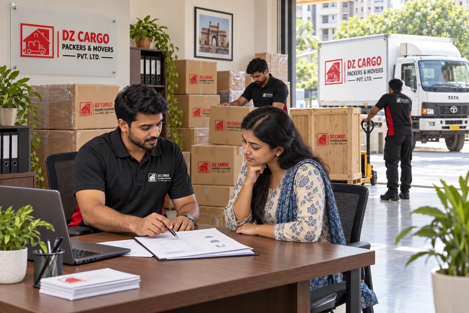 DZ Cargo branded illustration of customs planning