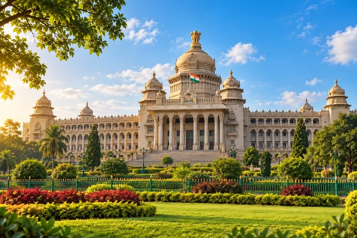 Bengaluru city illustration