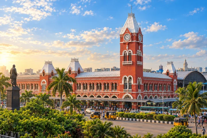 Chennai city illustration