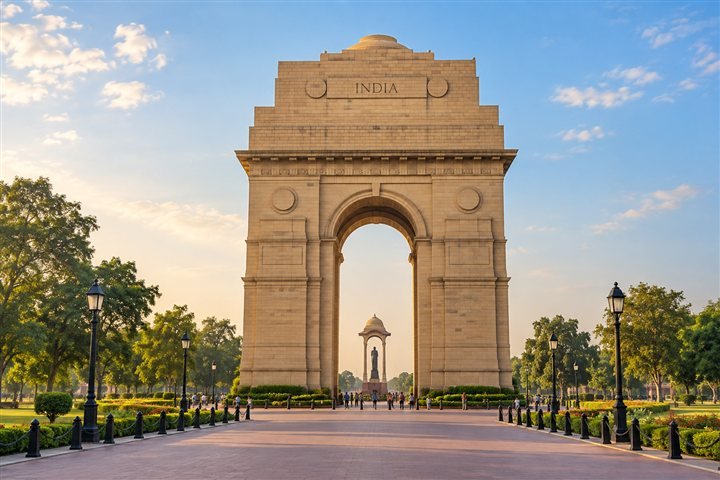 Delhi city illustration