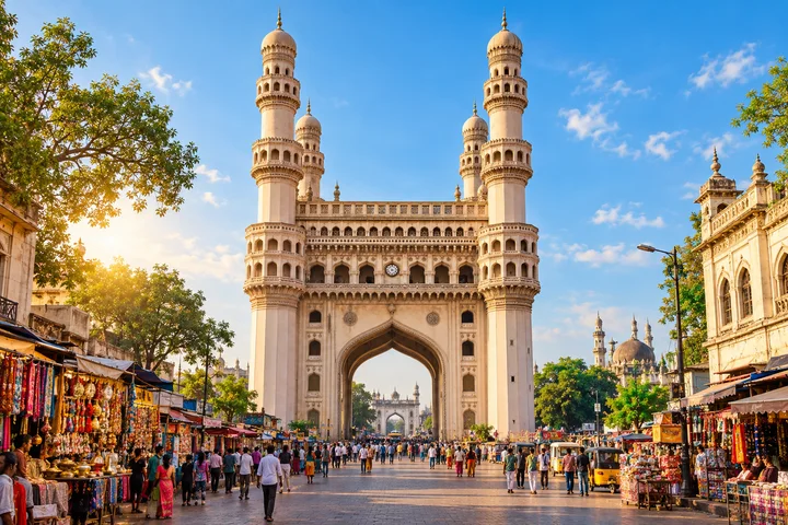 Hyderabad city illustration