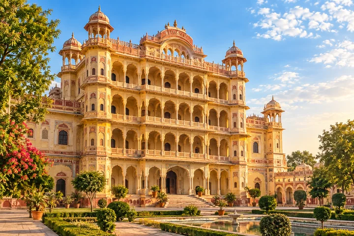 Jhunjhunu city illustration