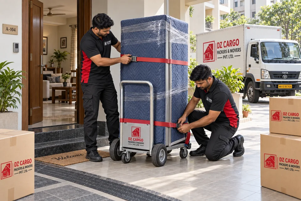 DZ Cargo illustration: Appliance Handling