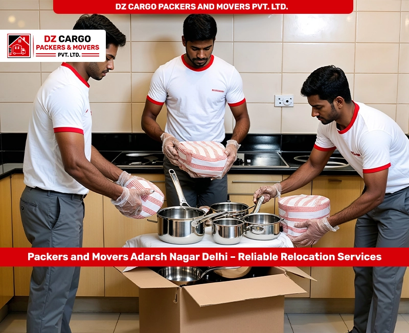 Efficient Packing Services in Adarsh Nagar, Delhi by DZ Cargo Packers and Movers Pvt. Ltd.