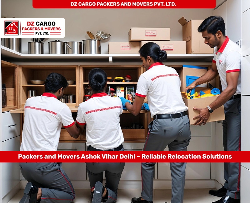 Efficient Packing Services in Ashok Vihar, Delhi by DZ Cargo Packers and Movers Pvt. Ltd.