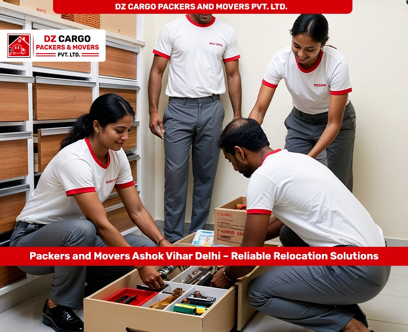 Professional Relocation Services in Ashok Vihar, Delhi by DZ Cargo Packers and Movers Pvt. Ltd.