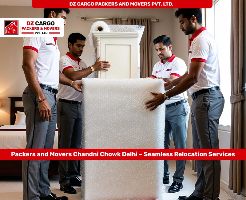 Efficient Packing Services in Chandni Chowk, Delhi by DZ Cargo Packers and Movers Pvt. Ltd.