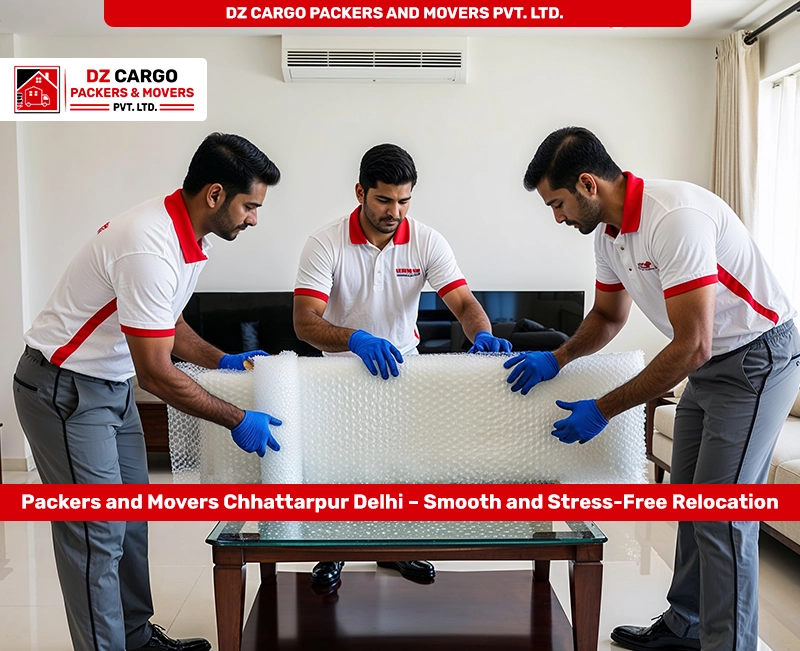 Efficient Packing Services in Chhattarpur, Delhi by DZ Cargo Packers and Movers Pvt. Ltd.