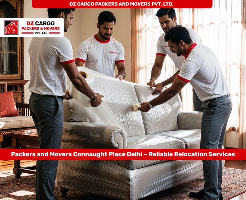 Professional Relocation Services in Connaught Place, Delhi by DZ Cargo Packers and Movers Pvt. Ltd.
