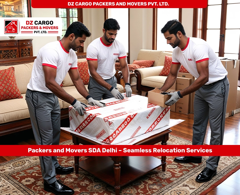Efficient Packing Services in SDA, Delhi by DZ Cargo Packers and Movers Pvt. Ltd.