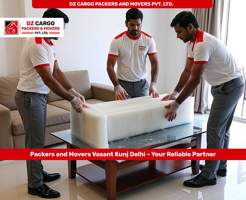 Efficient Packing Services in Vasant Kunj, Delhi by DZ Cargo Packers and Movers Pvt. Ltd.
