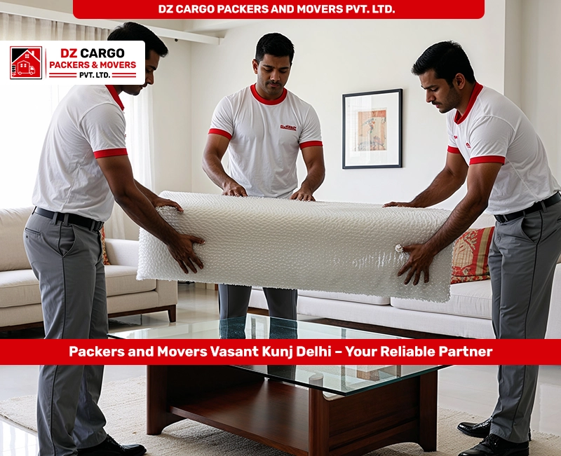 Professional Relocation Services in Vasant Kunj, Delhi by DZ Cargo Packers and Movers Pvt. Ltd.