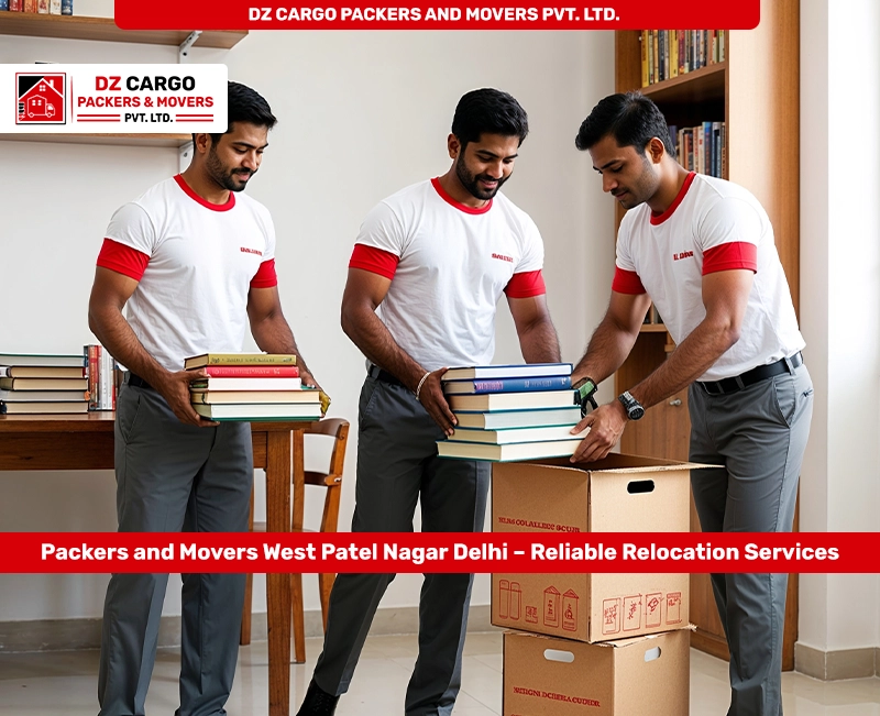Efficient Packing Services in West Patel Nagar, Delhi by DZ Cargo Packers and Movers Pvt. Ltd.