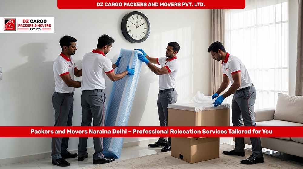 DZ Cargo Packers and Movers Pvt. Ltd. providing expert services in Naraina, Delhi