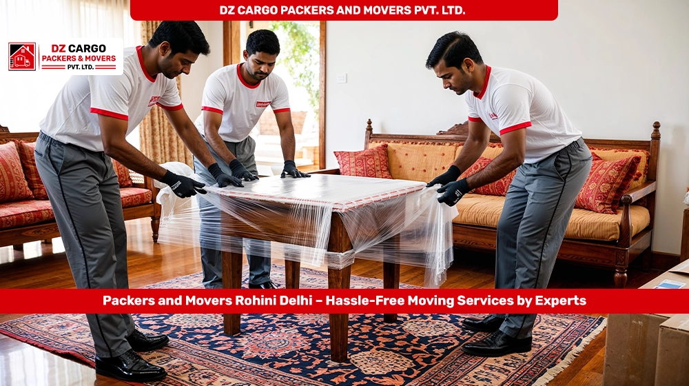 DZ Cargo Packers and Movers Pvt. Ltd. providing expert services in Rohini, Delhi