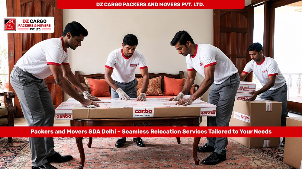 DZ Cargo Packers and Movers Pvt. Ltd. providing expert services in SDA, Delhi