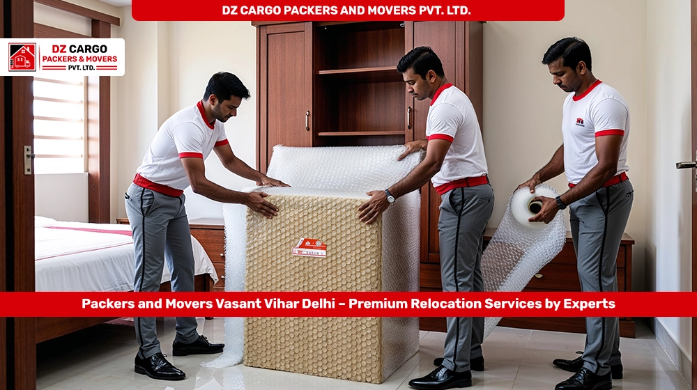 DZ Cargo Packers and Movers Pvt. Ltd. providing expert services in Vasant Vihar, Delhi
