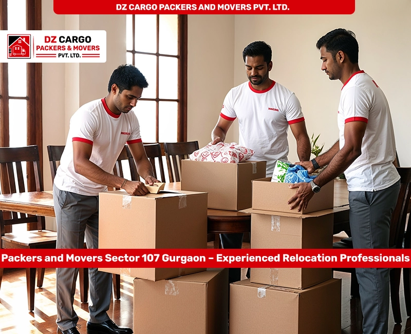 Efficient Packing Services in Sector 107, Gurgaon by DZ Cargo Packers and Movers Pvt. Ltd.