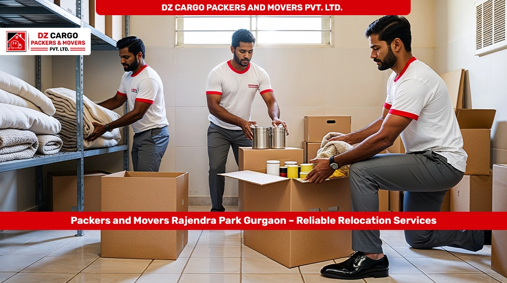 DZ Cargo Packers and Movers PVT. LTD. providing services in Rajendra Park, Gurgaon