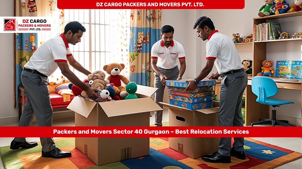 DZ Cargo Packers and Movers PVT. LTD. providing services in Sector 40, Gurgaon