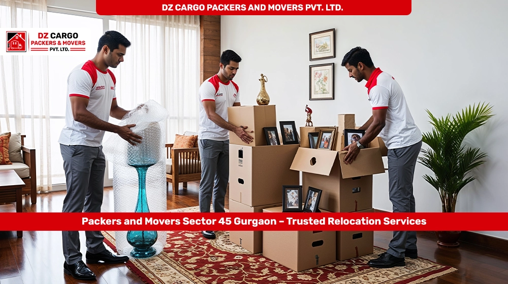 DZ Cargo Packers and Movers PVT. LTD. providing services in Sector 45, Gurgaon