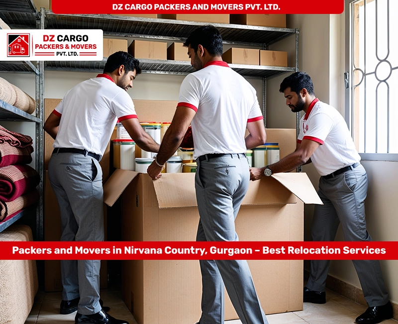 Efficient Household Shifting Services in Nirvana Country, Gurgaon by DZ Cargo Packers and Movers PVT. LTD.