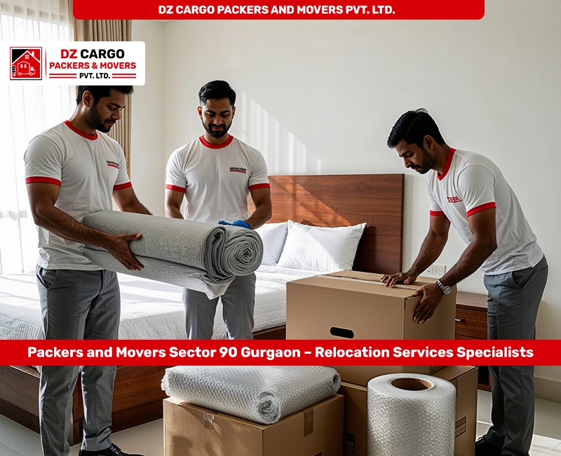 Efficient Household Relocation Services in Sector 90, Gurgaon by DZ Cargo Packers and Movers PVT. LTD.