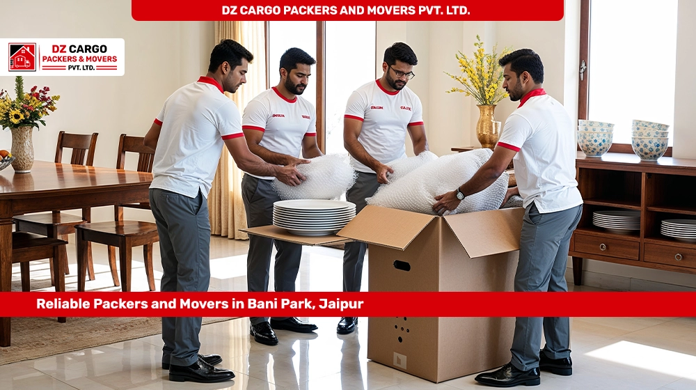 Professional Packers and Movers in Bani Park by DZ Cargo Packers and Movers PVT. LTD.