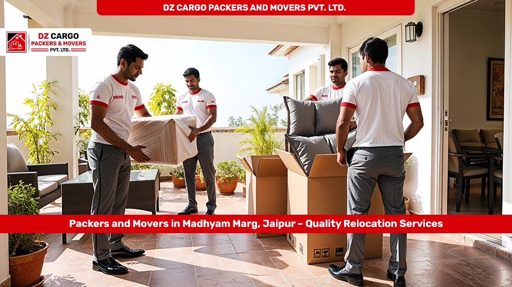 DZ Cargo Packers and Movers PVT. LTD. providing services in Madhyam Marg, Jaipur