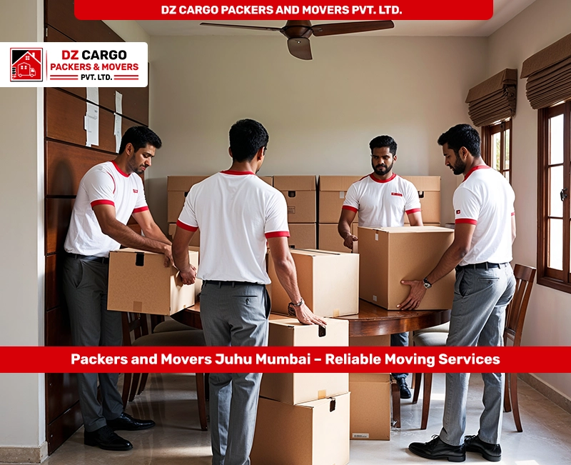 Efficient Packing Services in Juhu, Mumbai by DZ Cargo Packers and Movers Pvt. Ltd.
