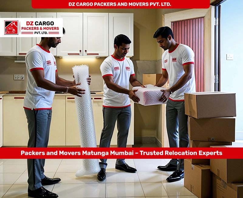 Efficient Packing Services in Matunga, Mumbai by DZ Cargo Packers and Movers Pvt. Ltd.