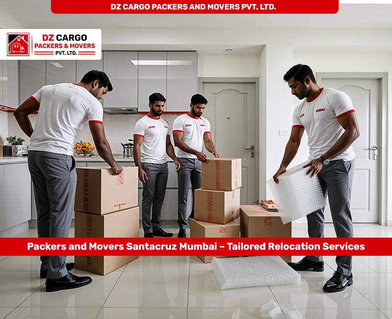 Reliable Relocation Services in Santacruz, Mumbai by DZ Cargo Packers and Movers Pvt. Ltd.