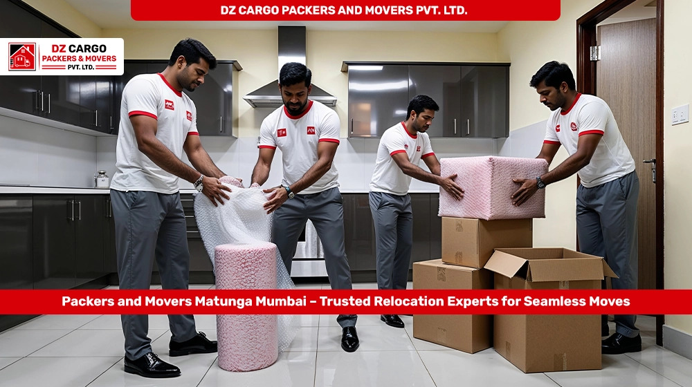 DZ Cargo Packers and Movers Pvt. Ltd. providing expert services in Matunga, Mumbai
