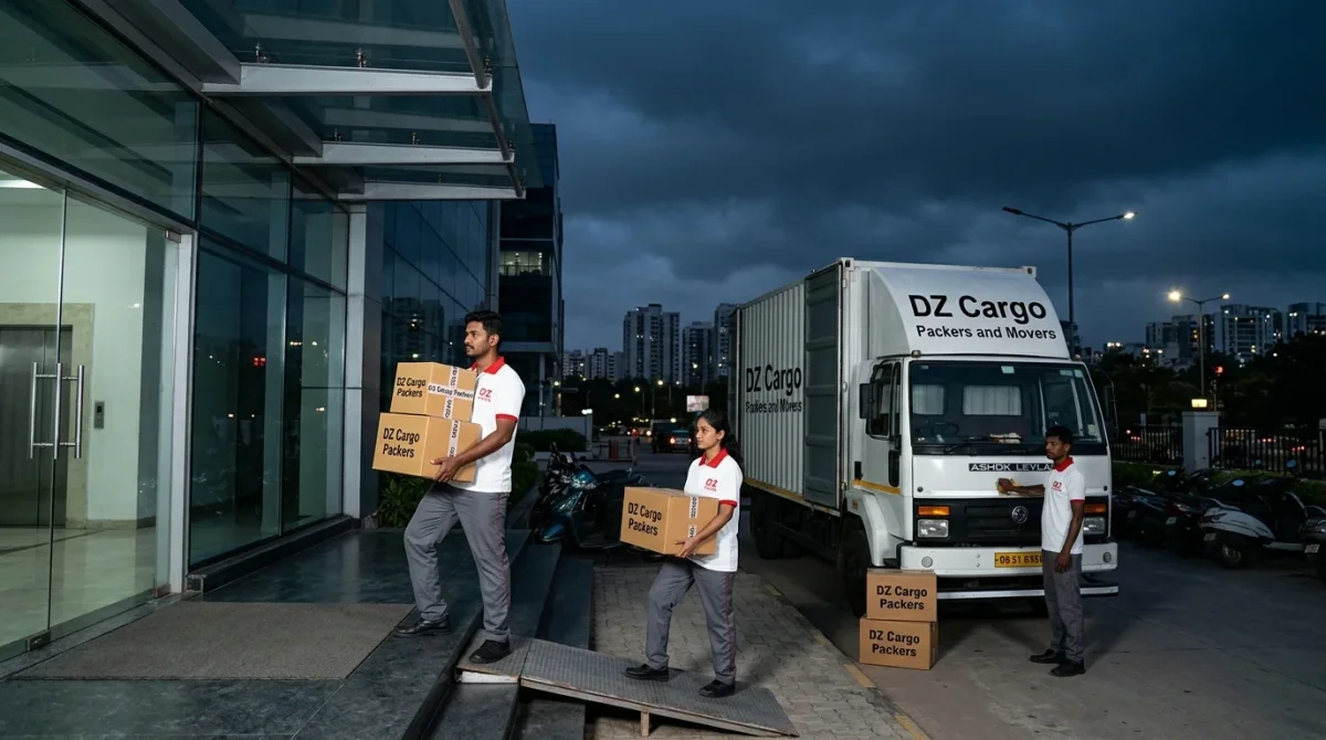 Corporate office relocation services by DZ Cargo Packers and Movers India