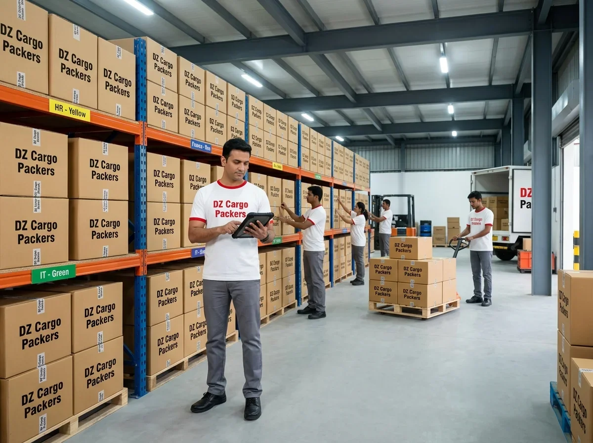 Corporate warehouse storage project by DZ Cargo Packers and Movers