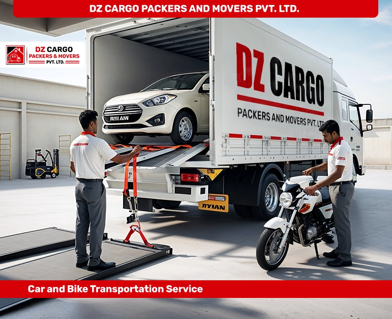 Reliable Bike Transport Solutions by DZ Cargo Packers and Movers