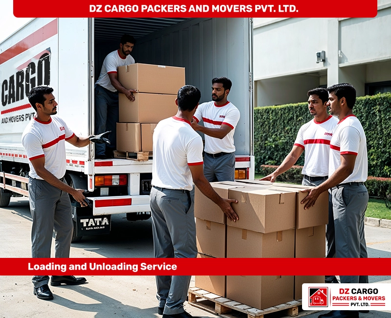 Safe and Efficient Loading and Unloading Services by DZ Cargo Packers and Movers