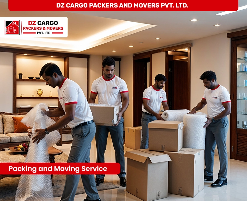 Reliable Packing and Moving Services by DZ Cargo Packers and Movers